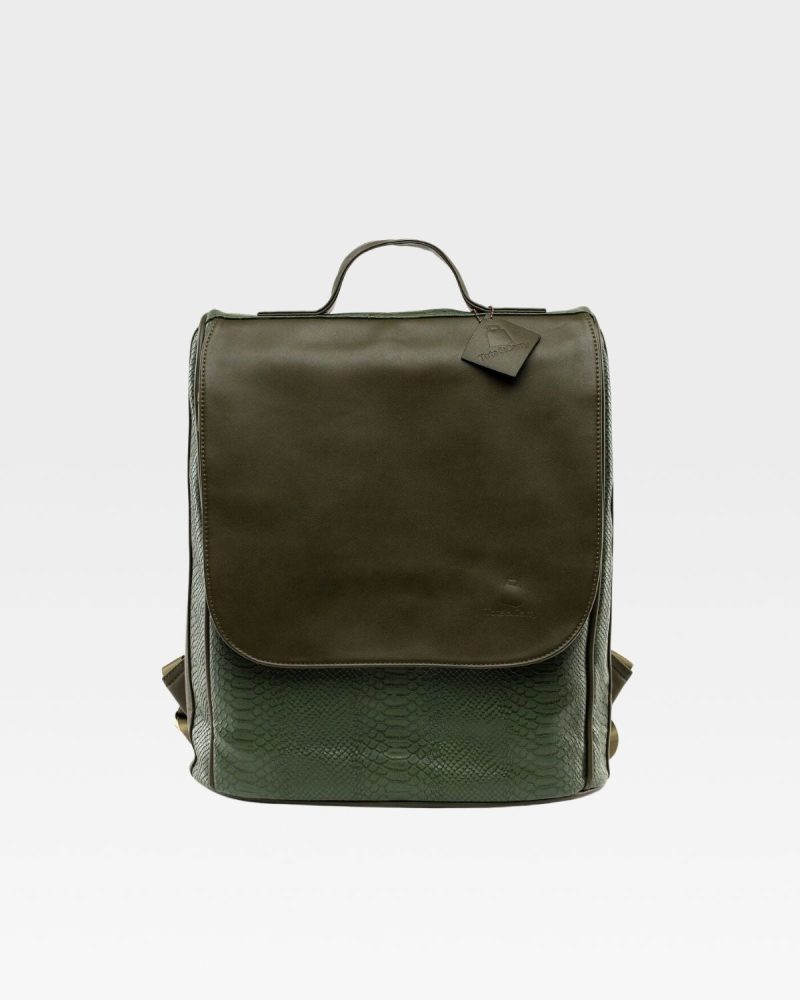 apollo 1 backpack in olive backpack men