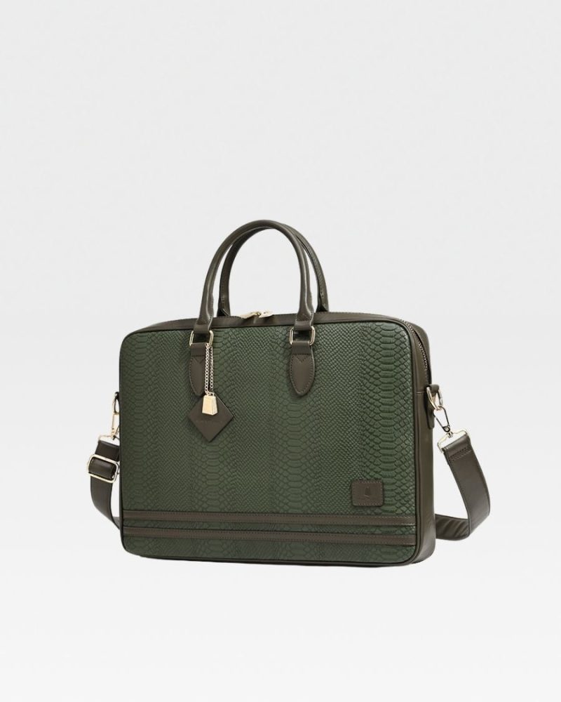 apollo 1 laptop bag in olive laptop bag men 3