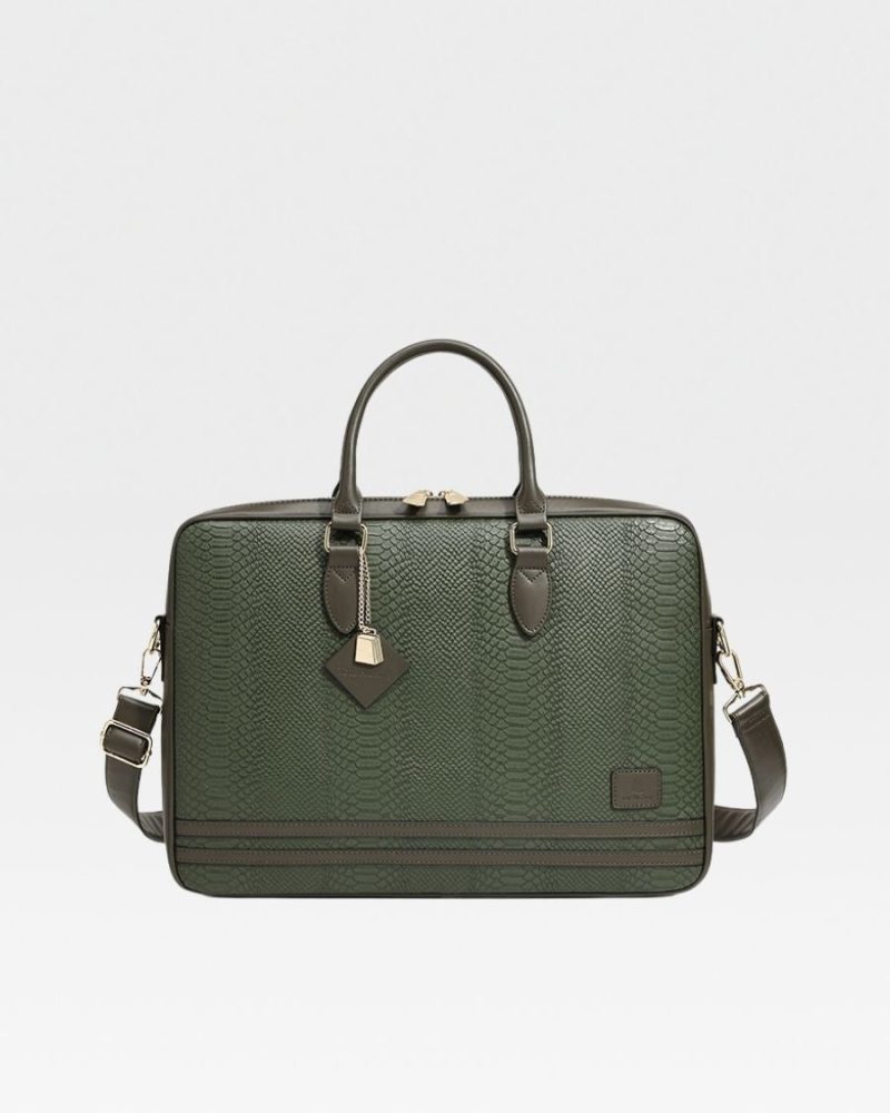 apollo 1 laptop bag in olive laptop bag men