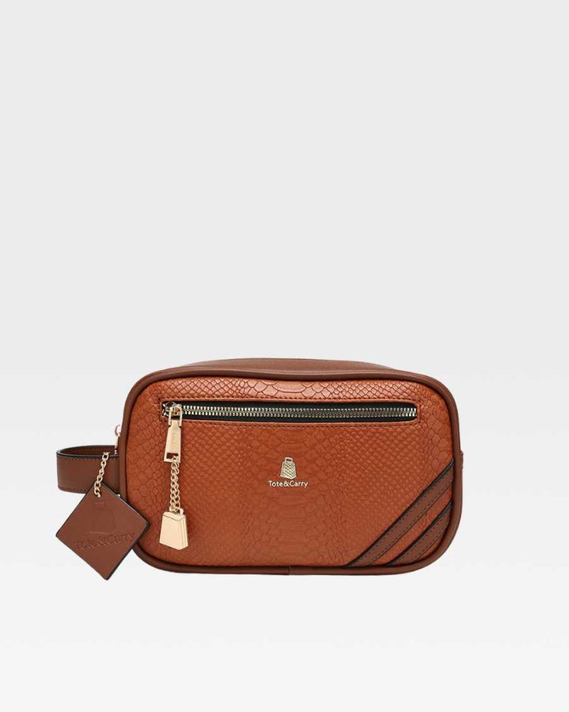 apollo 1 toiletry bag in caramel toiletry bag totecarry