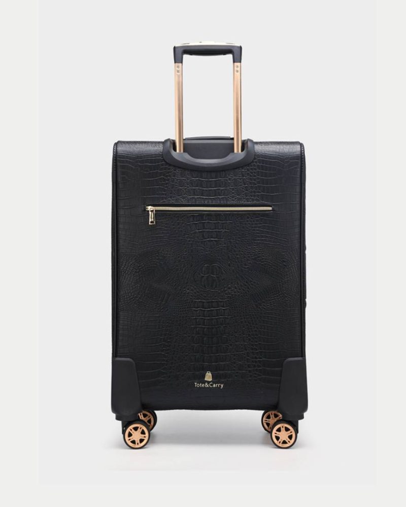 apollo 2 suitcase 2 piece set in black suitcase totecarry 3