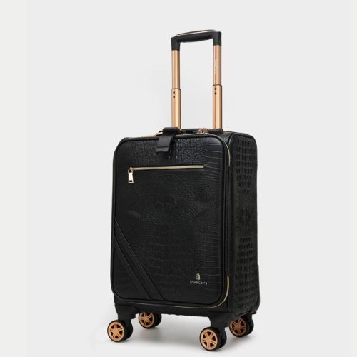 apollo 2 suitcase 2 piece set in black suitcase totecarry 4