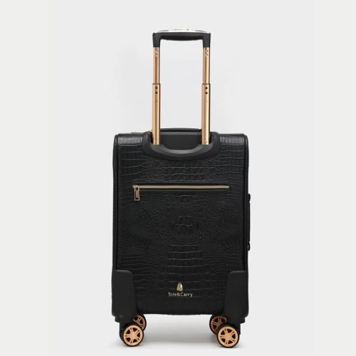 apollo 2 suitcase 2 piece set in black suitcase totecarry 5