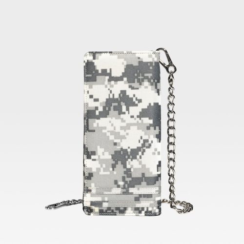 biker chain wallet in grey digital camouflage wallet men 4