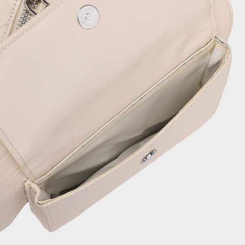 blast off sling bag in cream white sling bag men 6