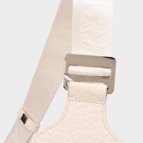 blast off sling bag in cream white sling bag men 9