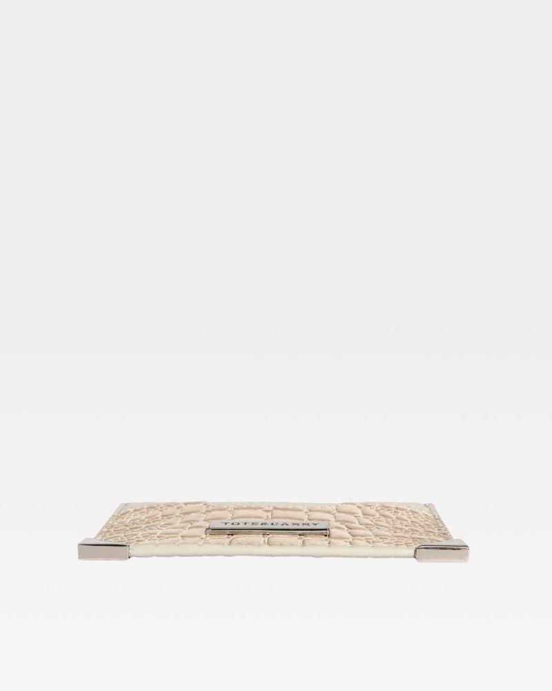 croc card holder wallet in beige wallet men 8