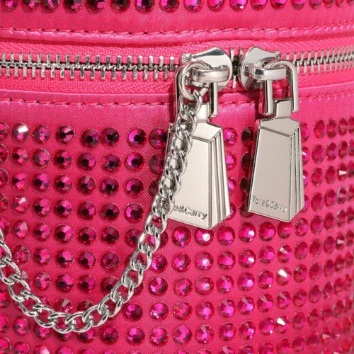 crystal mini barrel bag in pink purse women 7