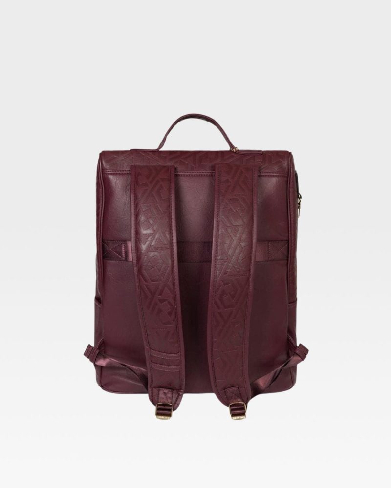 designer backpack in maroon backpack totecarry 3