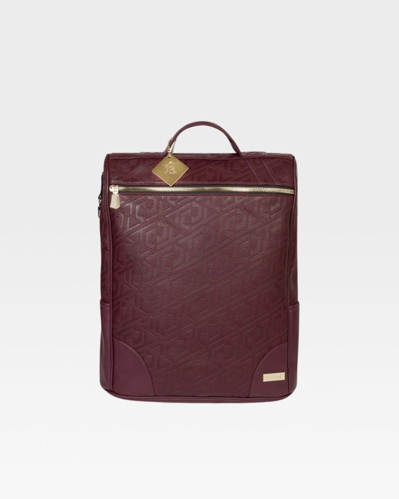 designer backpack in maroon backpack totecarry