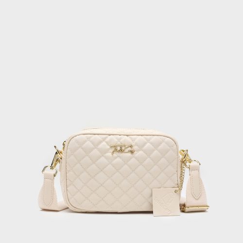 diamond stitch messenger bag in beige crossbody bag women 2