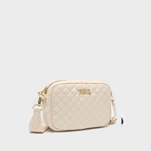 diamond stitch messenger bag in beige crossbody bag women 3