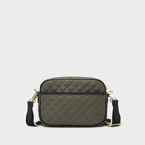 diamond stitch messenger bag in green crossbody bag women 5