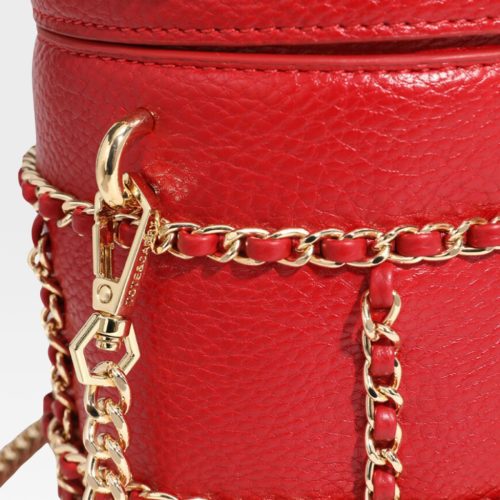 evening mini barrel bag in red purse women 7