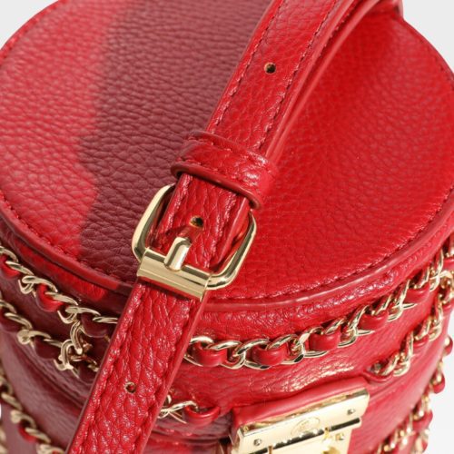 evening mini barrel bag in red purse women 9