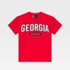 Georgia Red Football Sports Tee