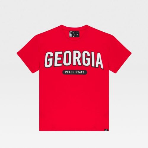 Georgia Red Football Sports Tee