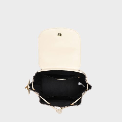 glam backpack in white backpack women 6