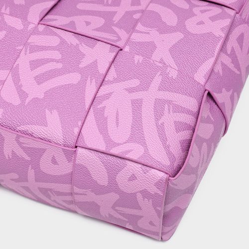 graffiti tote bag in purple tote bag women 10