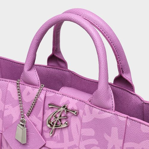 graffiti tote bag in purple tote bag women 7