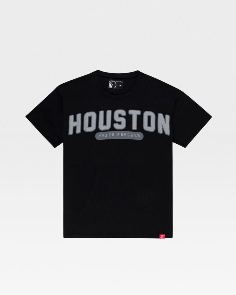 Houston H Town Black and Grey Tee