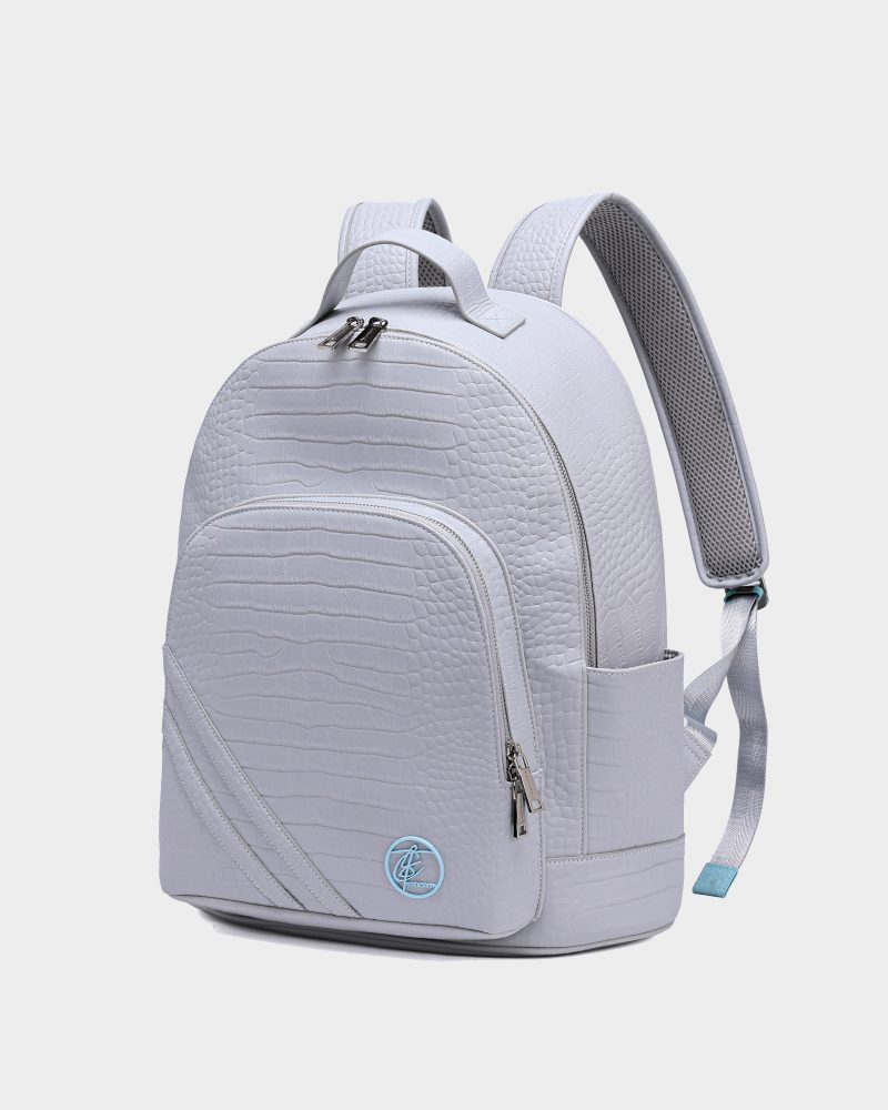 leather backpack in grey backpack men 3