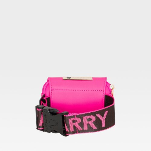 leather belt bag in neon pink belt bag women 3