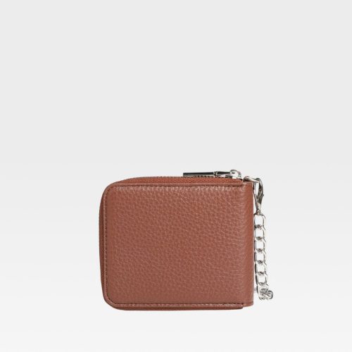 mini chain wallet in brown wallet men 4