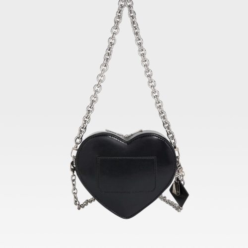 mini heart novelty bag in black crossbody bag women 2