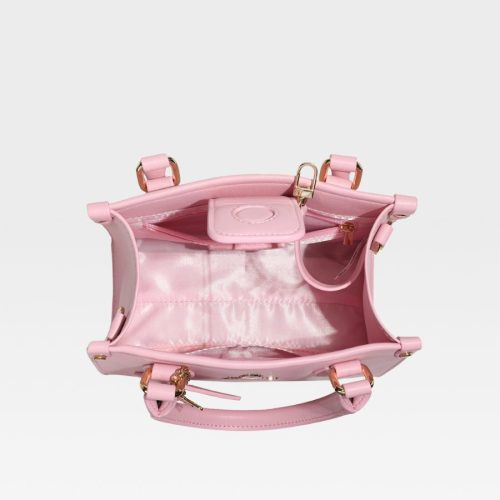 mini tote bag in bubble gum pink tote bag women 10