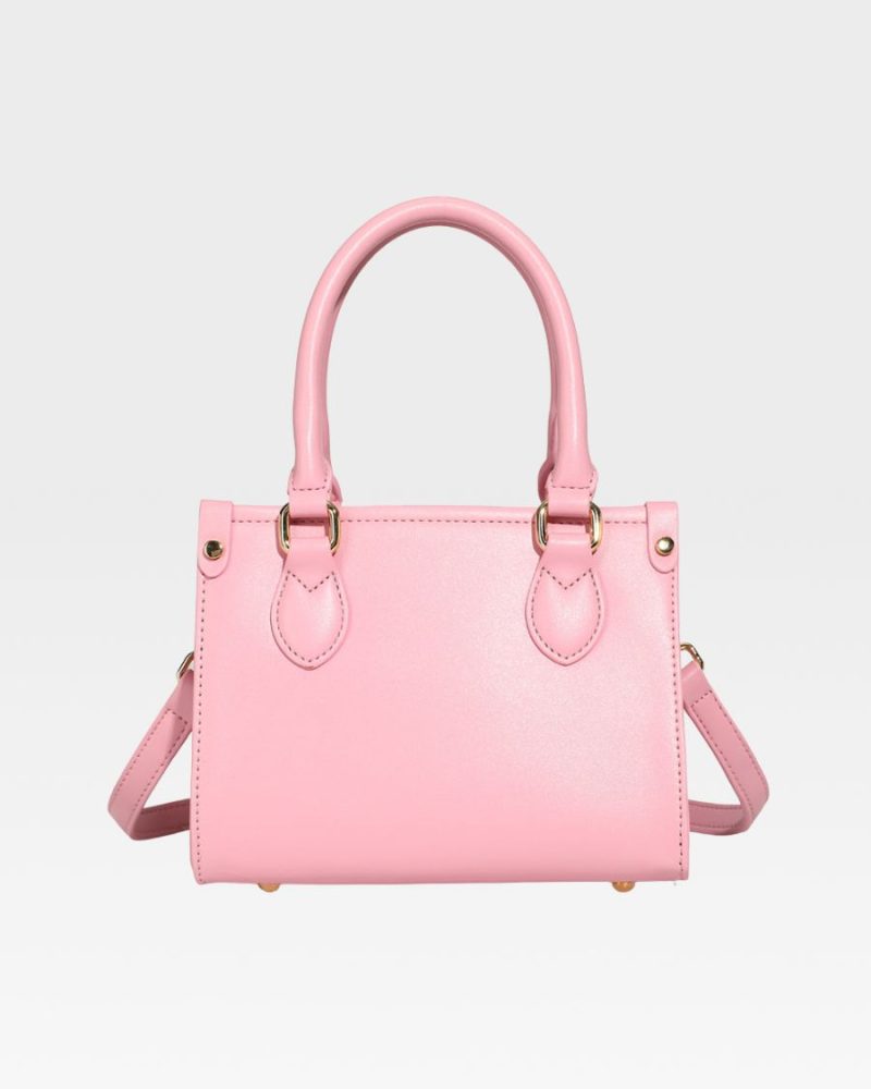 Mini Tote Bag in Bubble Gum Pink