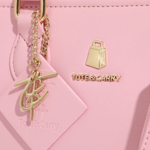 mini tote bag in bubble gum pink tote bag women 6