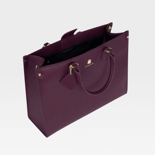 mini tote bag in burgundy tote bag women 7