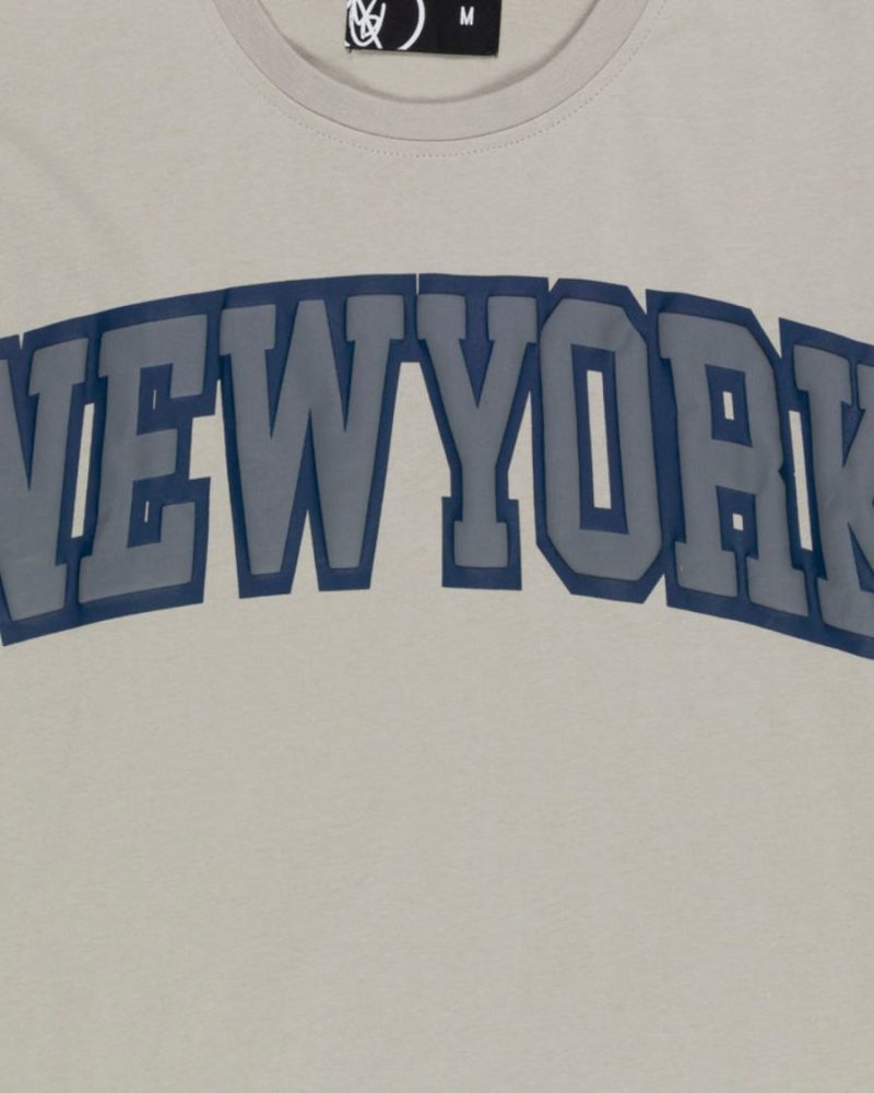 new york grey baseball tee shirt apparel men 3