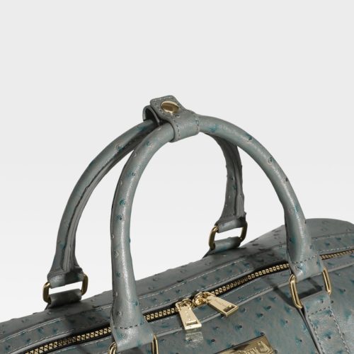 ostrich duffle bag in grey duffle bag totecarry 2