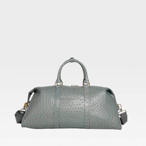 ostrich duffle bag in grey duffle bag totecarry 3