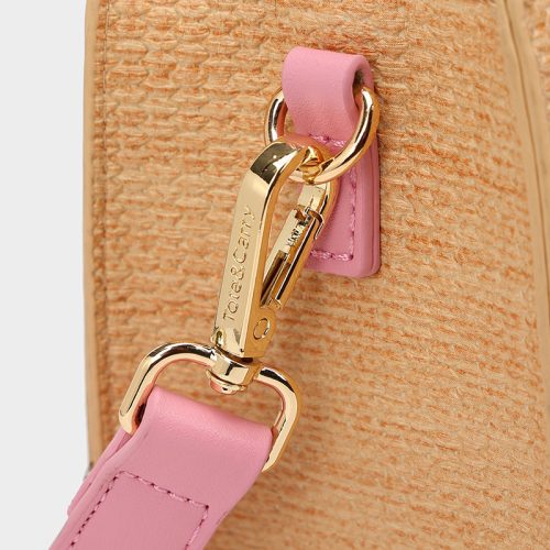 pebble leather mini tote bag in pink tote bag women 8