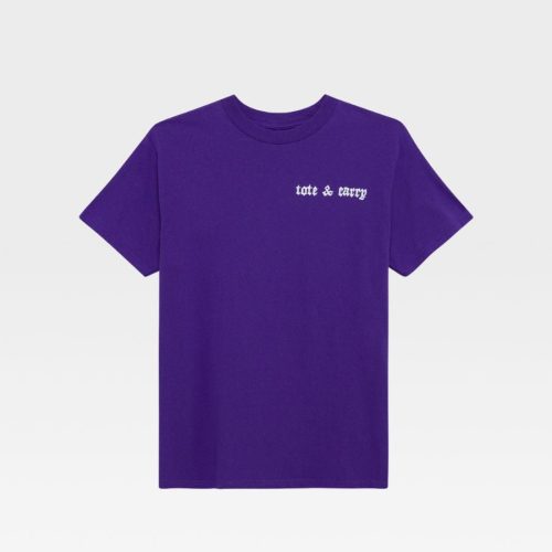 Purple Tote&Carry Design T-Shirt