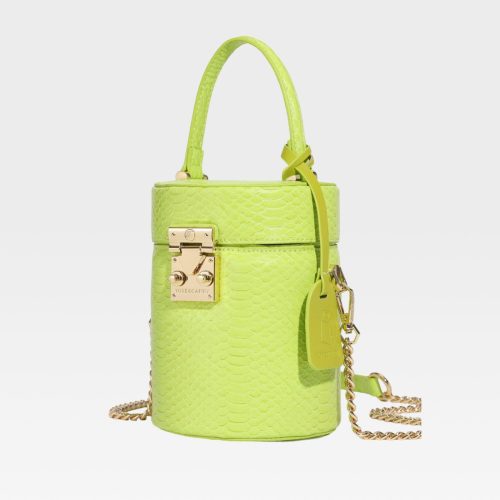 py mini barrel purse in apple green tote bag women 3