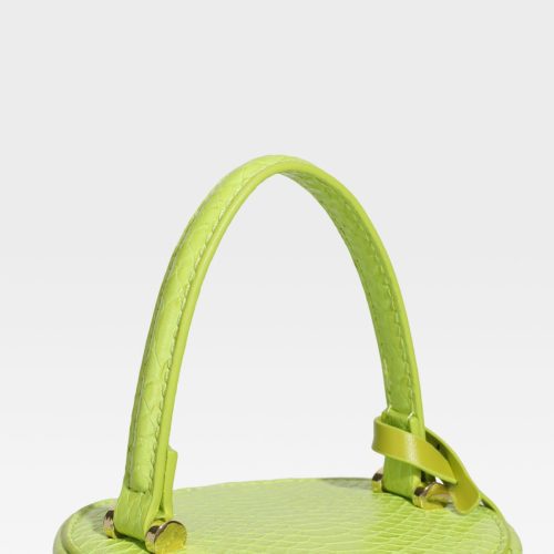 py mini barrel purse in apple green tote bag women 5