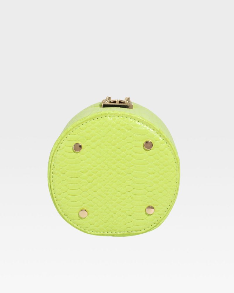 py mini barrel purse in apple green tote bag women 6