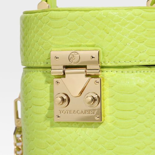 py mini barrel purse in apple green tote bag women 7