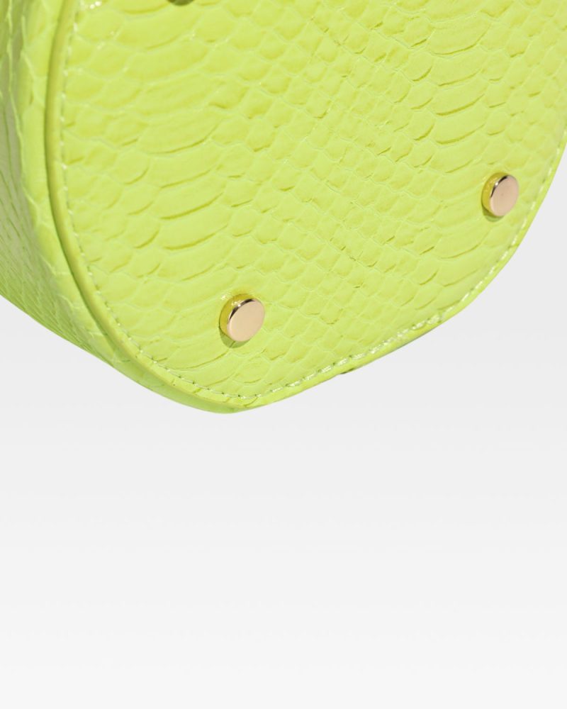 py mini barrel purse in apple green tote bag women 9