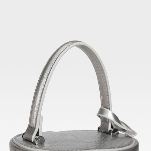 py mini barrel purse in silver tote bag women 7