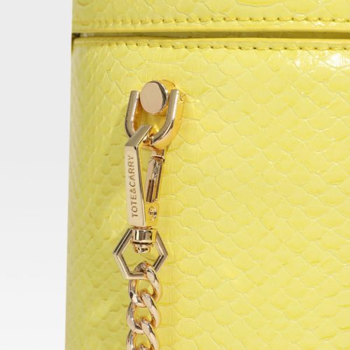 py mini barrel purse in yellow tote bag women 6