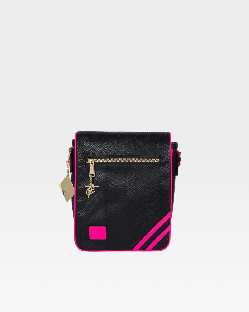 sport mini messenger bag in neon pink messenger bag totecarry 2