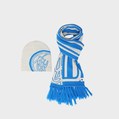 tc beanie scarf set in blue cream apparel women 3