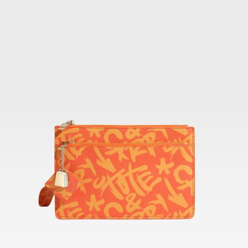 totecarry clutch bag in orange purse women 2