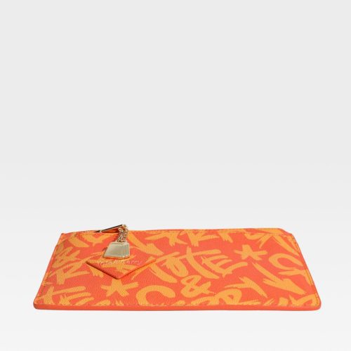 totecarry clutch bag in orange purse women 5