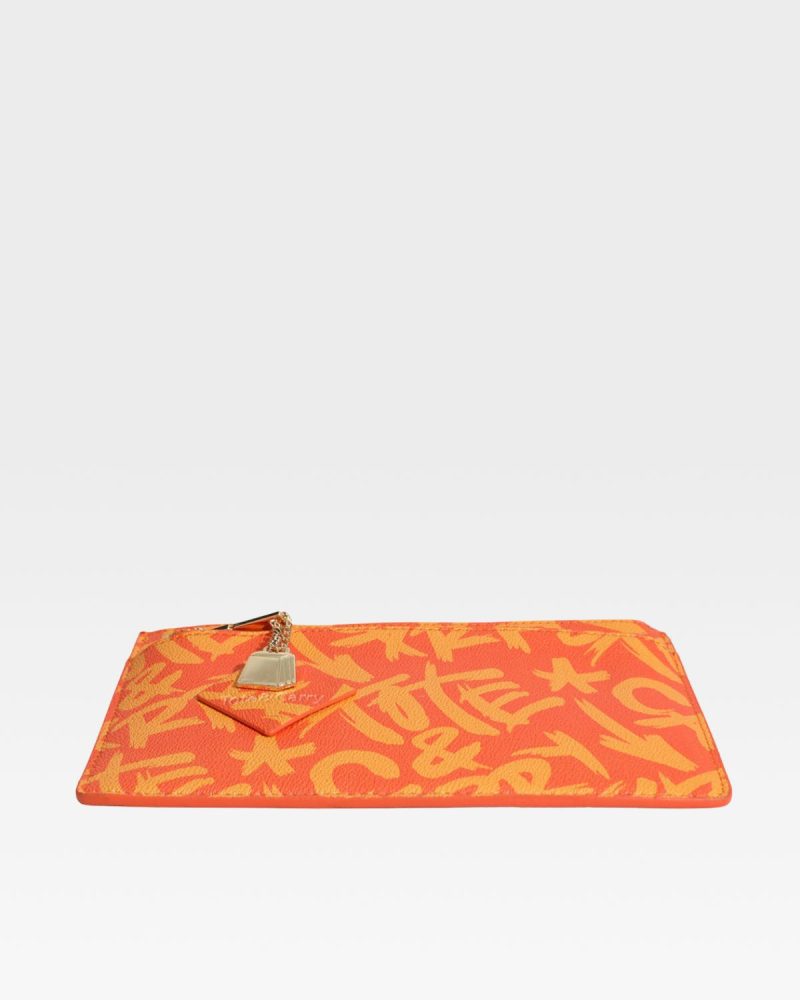 totecarry clutch bag in orange purse women 5